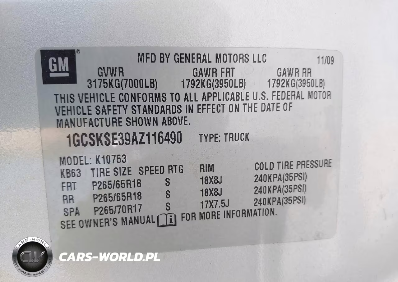 2010 Chevrolet Silverado 1500 Lt VIN:1GCSKSE39AZ116490 - 9