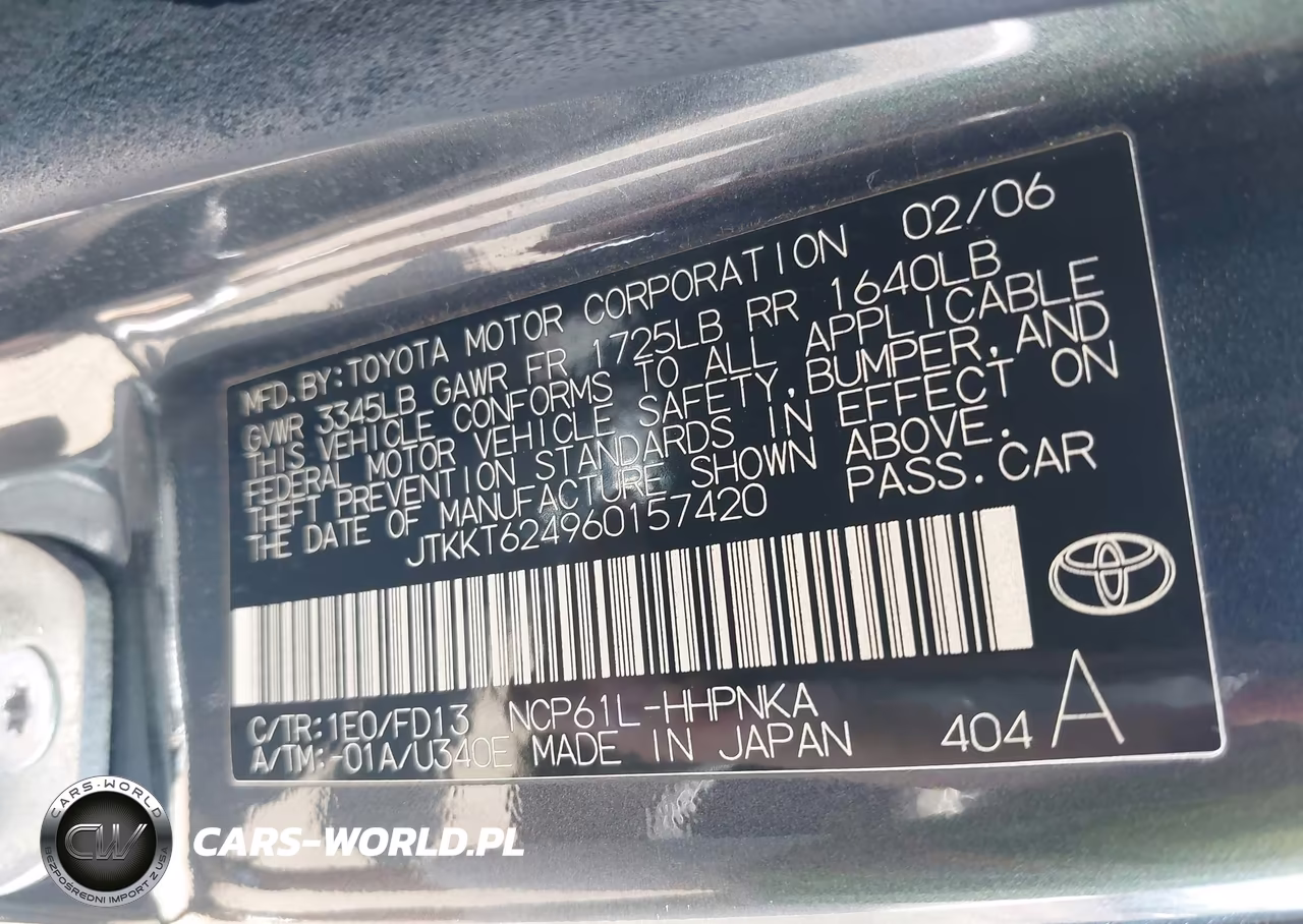 2006 Scion Xa VIN:JTKKT624960157420 - 9