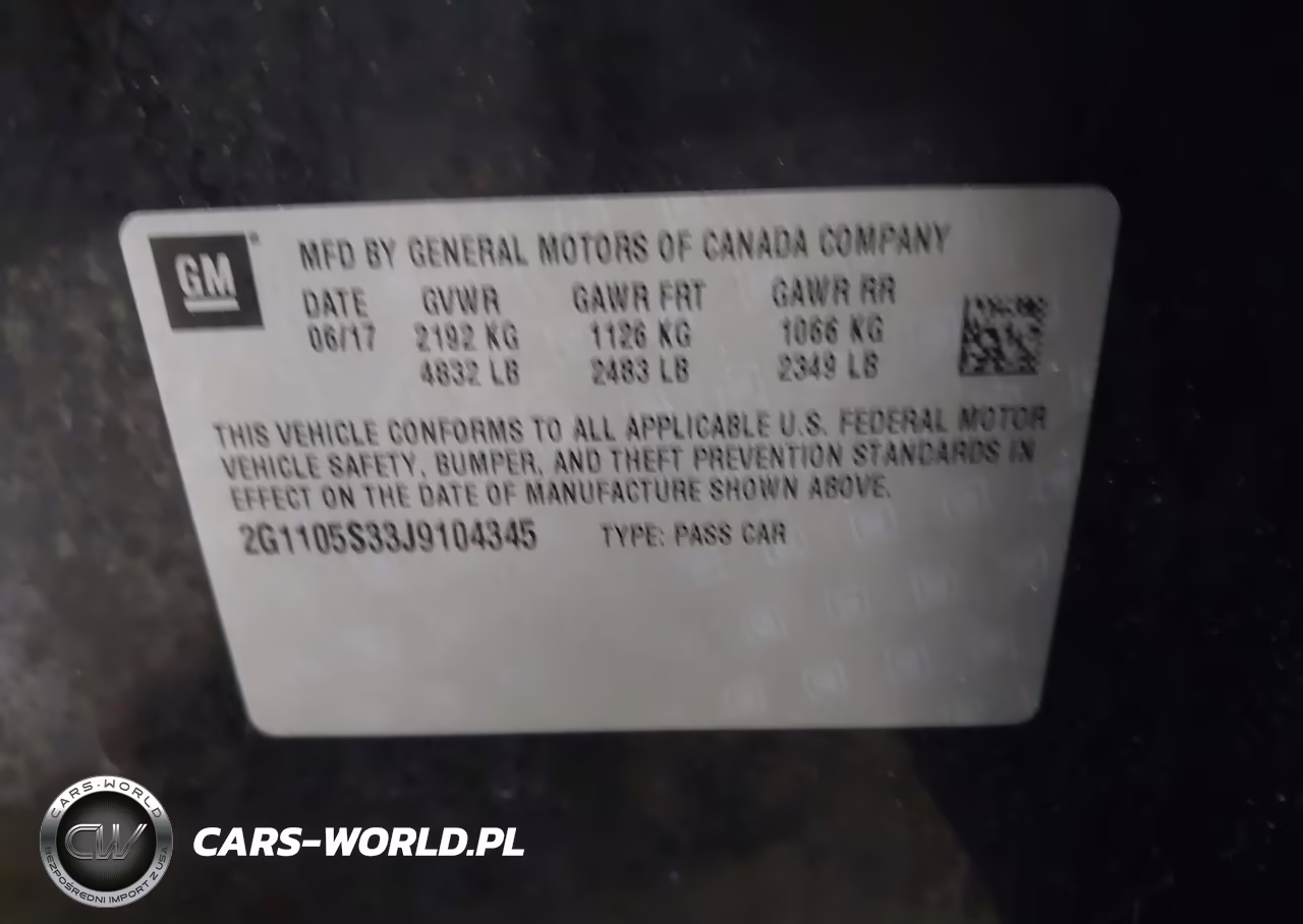 2018 Chevrolet Impala 1Lt VIN:2G1105S33J9104345 - 9