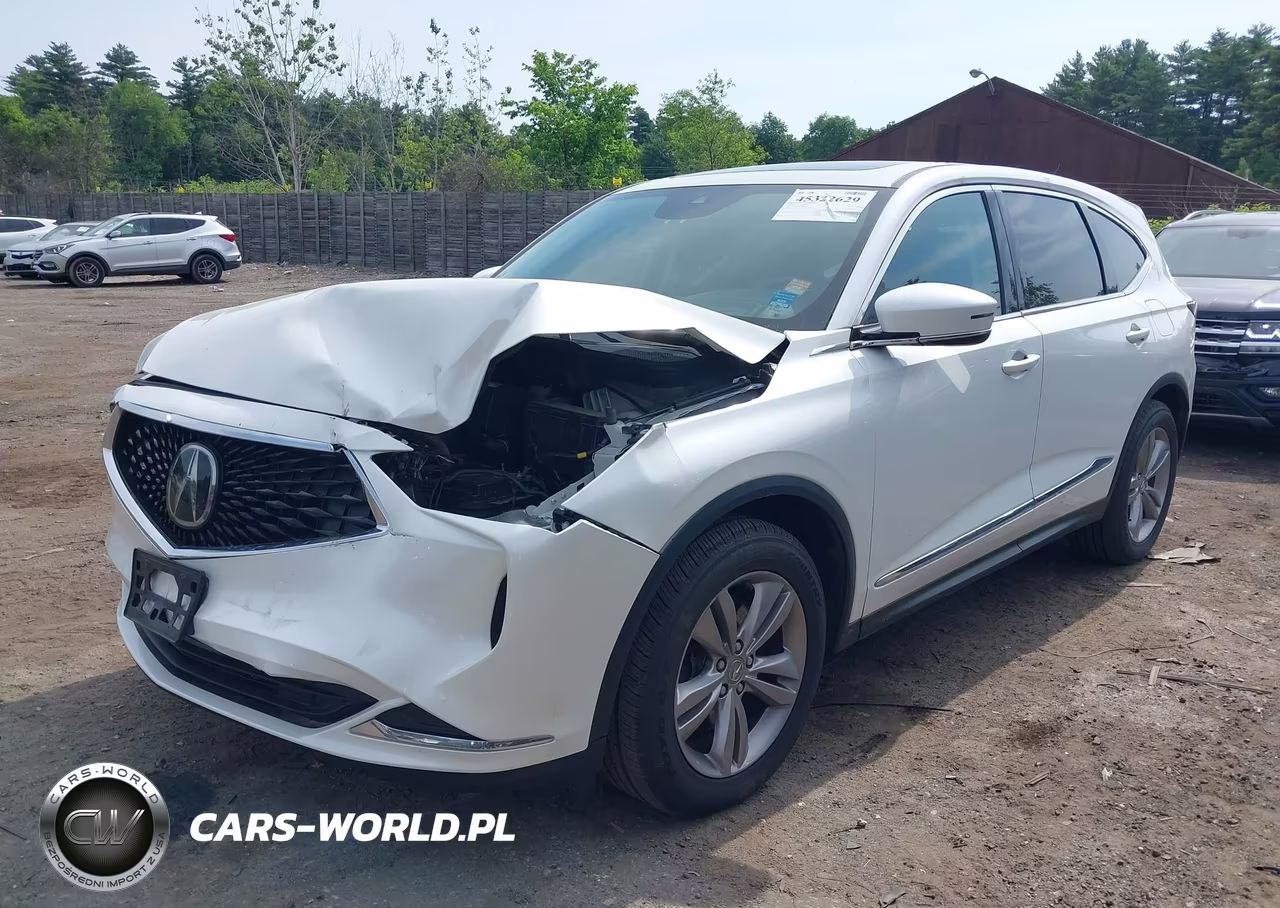 2022 Acura Mdx Standard VIN:5J8YE1H36NL036016 - 2