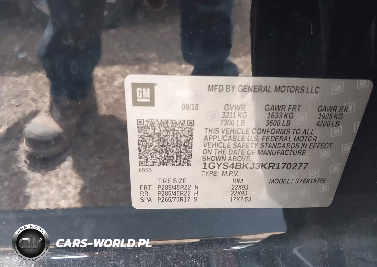 2019 Cadillac Escalade Luxury VIN:1GYS4BKJ3KR170277 - 9