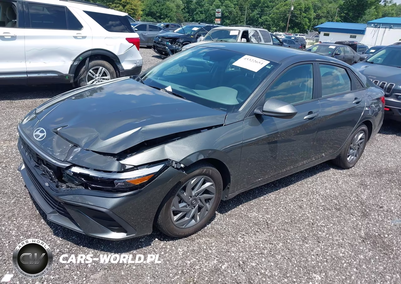 2024 Hyundai Elantra Hybrid Blue VIN:KMHLM4DJ4RU115164 - 2