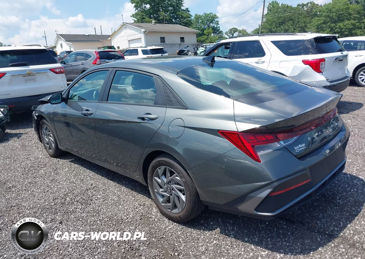 2024 Hyundai Elantra Hybrid Blue VIN:KMHLM4DJ4RU115164 - 3