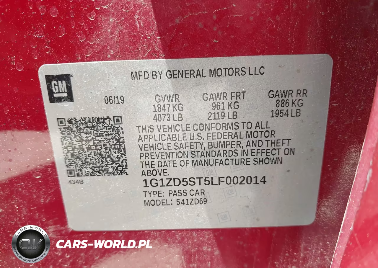 2020 Chevrolet Malibu Fwd Lt VIN:1G1ZD5ST5LF002014 - 9