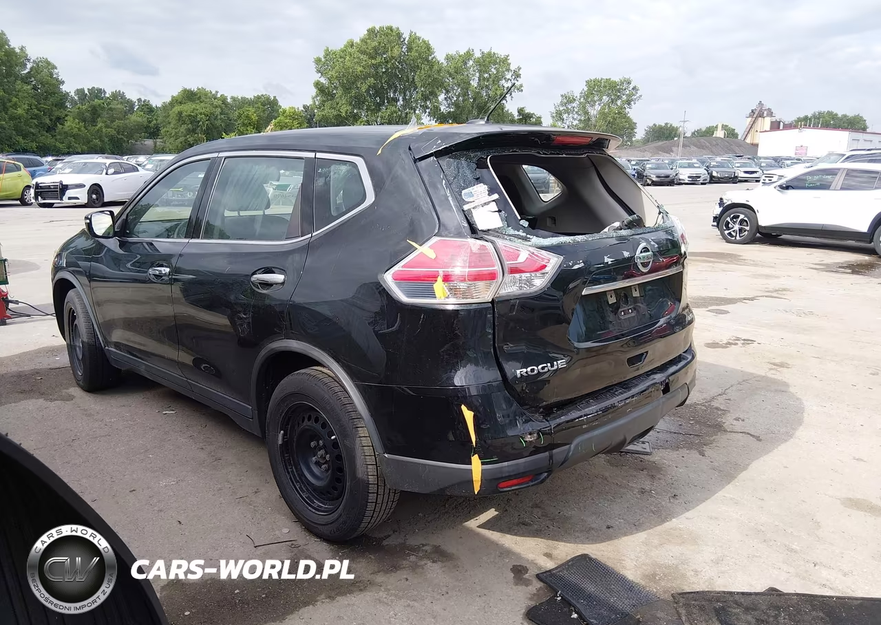 2015 Nissan Rogue S VIN:KNMAT2MV8FP542928 - 3