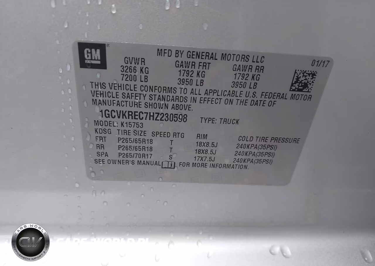2017 Chevrolet Silverado 1500 Lt VIN:1GCVKREC7HZ230598 - 9