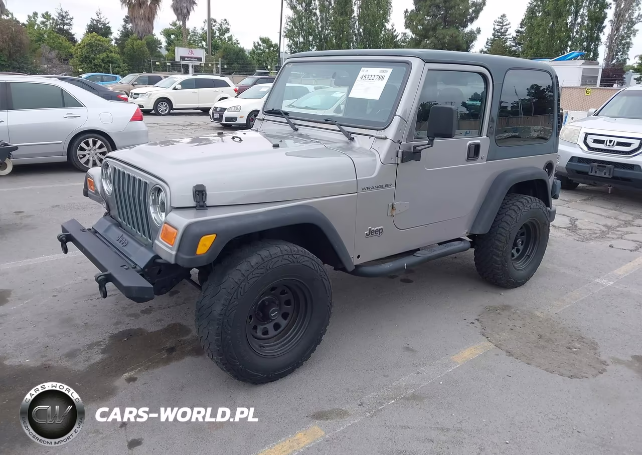 2001 Jeep Wrangler Sport VIN:1J4FA49S61P369936 - 2