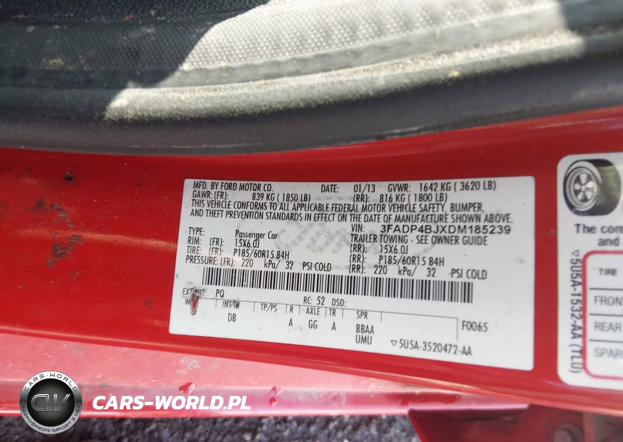 2011 Ford Fiesta Se VIN:3FADP4BJXDM185239 - 9