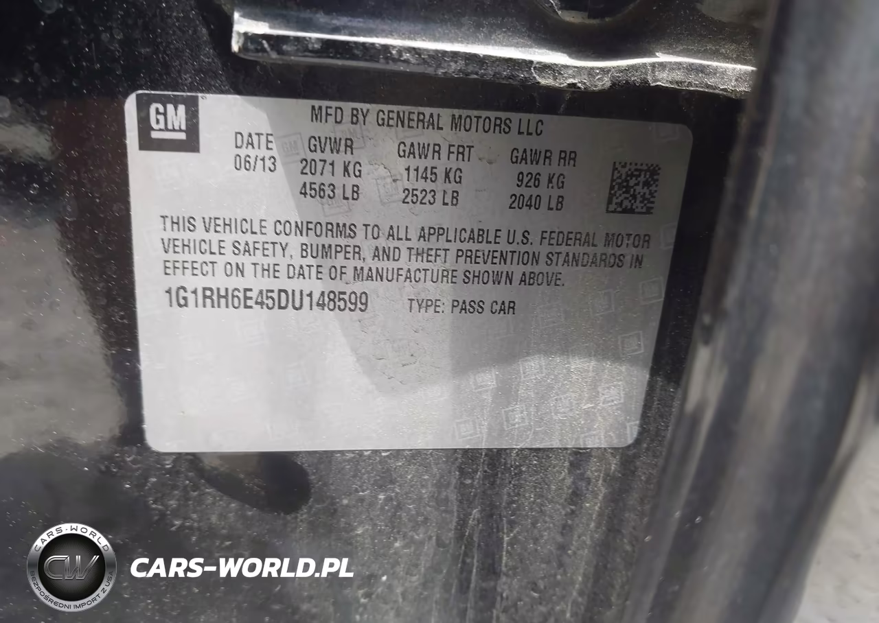 2013 Chevrolet Volt VIN:1G1RH6E45DU148599 - 9