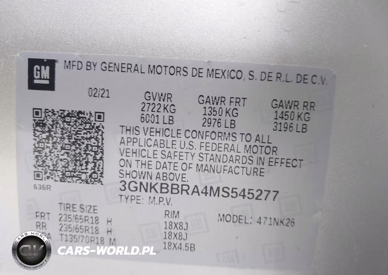 2021 Chevrolet Blazer Fwd 1Lt VIN:3GNKBBRA4MS545277 - 9