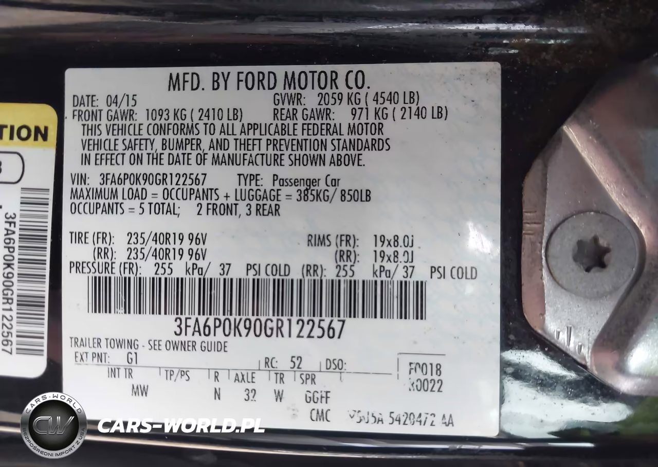 2016 Ford Fusion Titanium VIN:3FA6P0K90GR122567 - 9