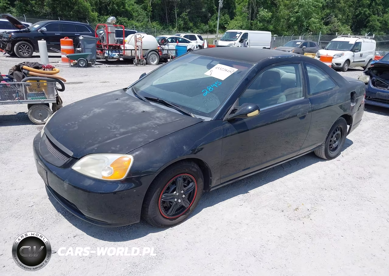 2001 Honda Civic Lx VIN:1HGEM215X1L021844 - 2