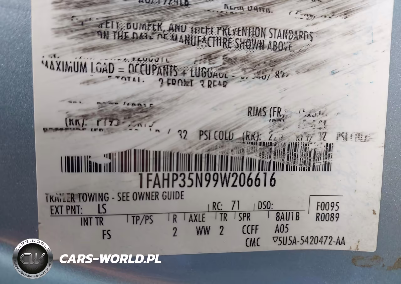 2009 Ford Focus Se VIN:1FAHP35N99W206616 - 9