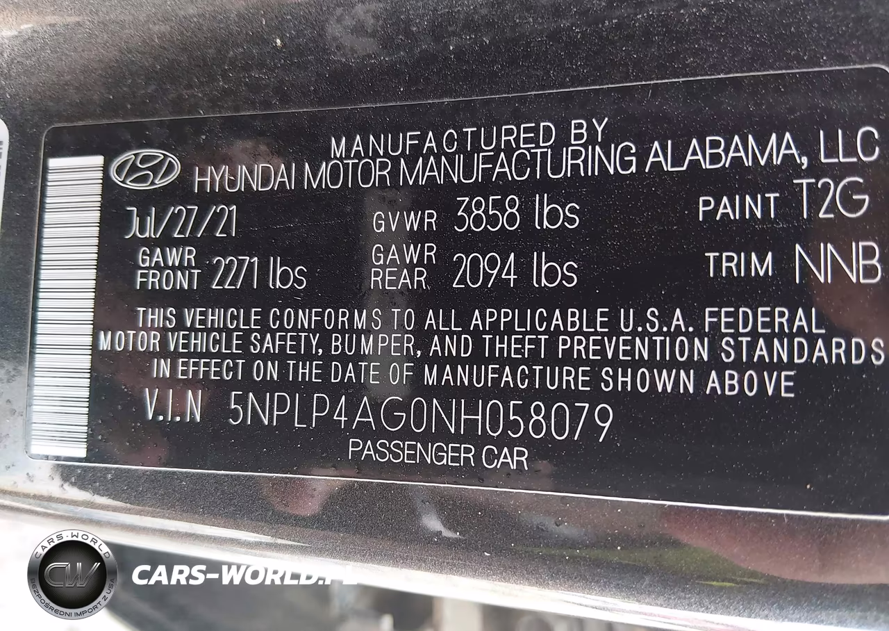 2022 Hyundai Elantra Limited VIN:5NPLP4AG0NH058079 - 9