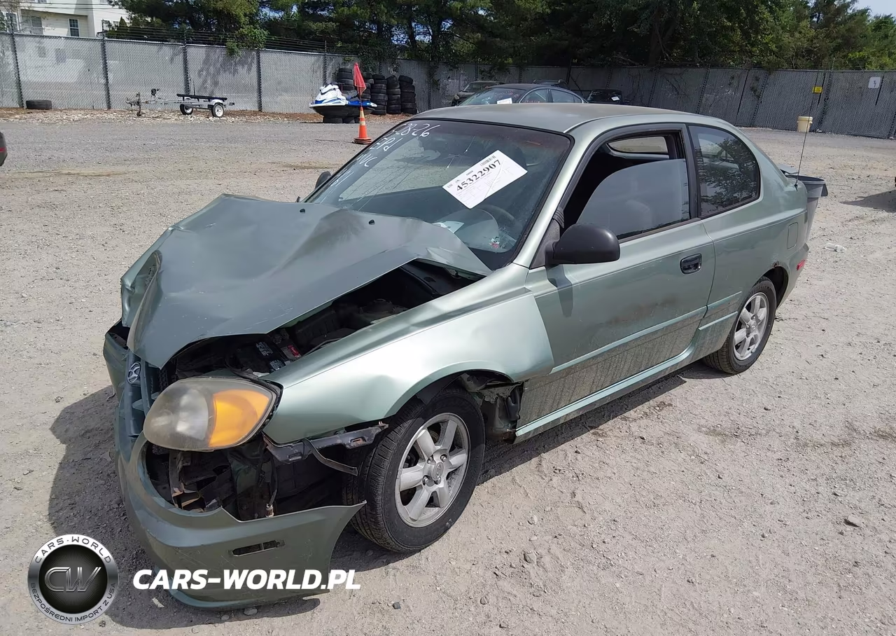 2004 Hyundai Accent Gl-Gt VIN:KMHCG35CX4U289721 - 2