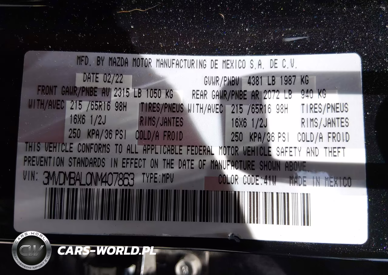 2022 Mazda Cx-30 2.5 S VIN:3MVDMBAL0NM407863 - 9