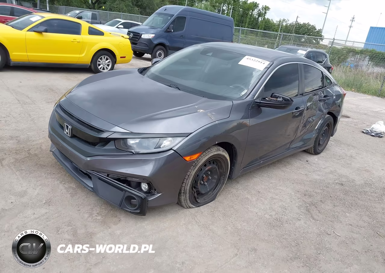 2020 Honda Civic Lx VIN:2HGFC2F63LH514029 - 2