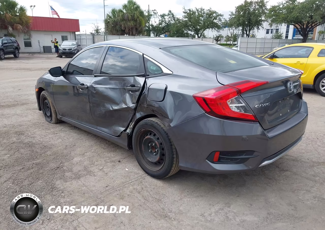 2020 Honda Civic Lx VIN:2HGFC2F63LH514029 - 3