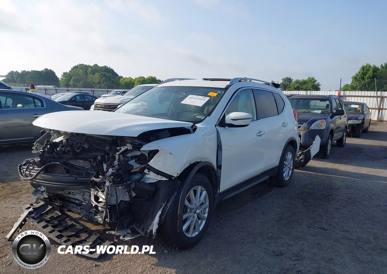 2017 Nissan Rogue Sv VIN:JN8AT2MT1HW137845 - 2