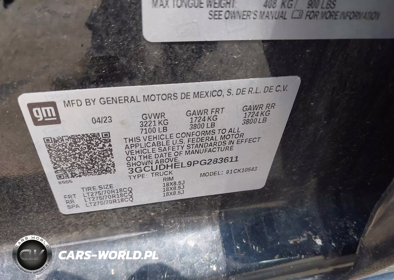 2023 Chevrolet Silverado 1500 4Wd Short Bed Zr2 VIN:3GCUDHEL9PG283611 - 9