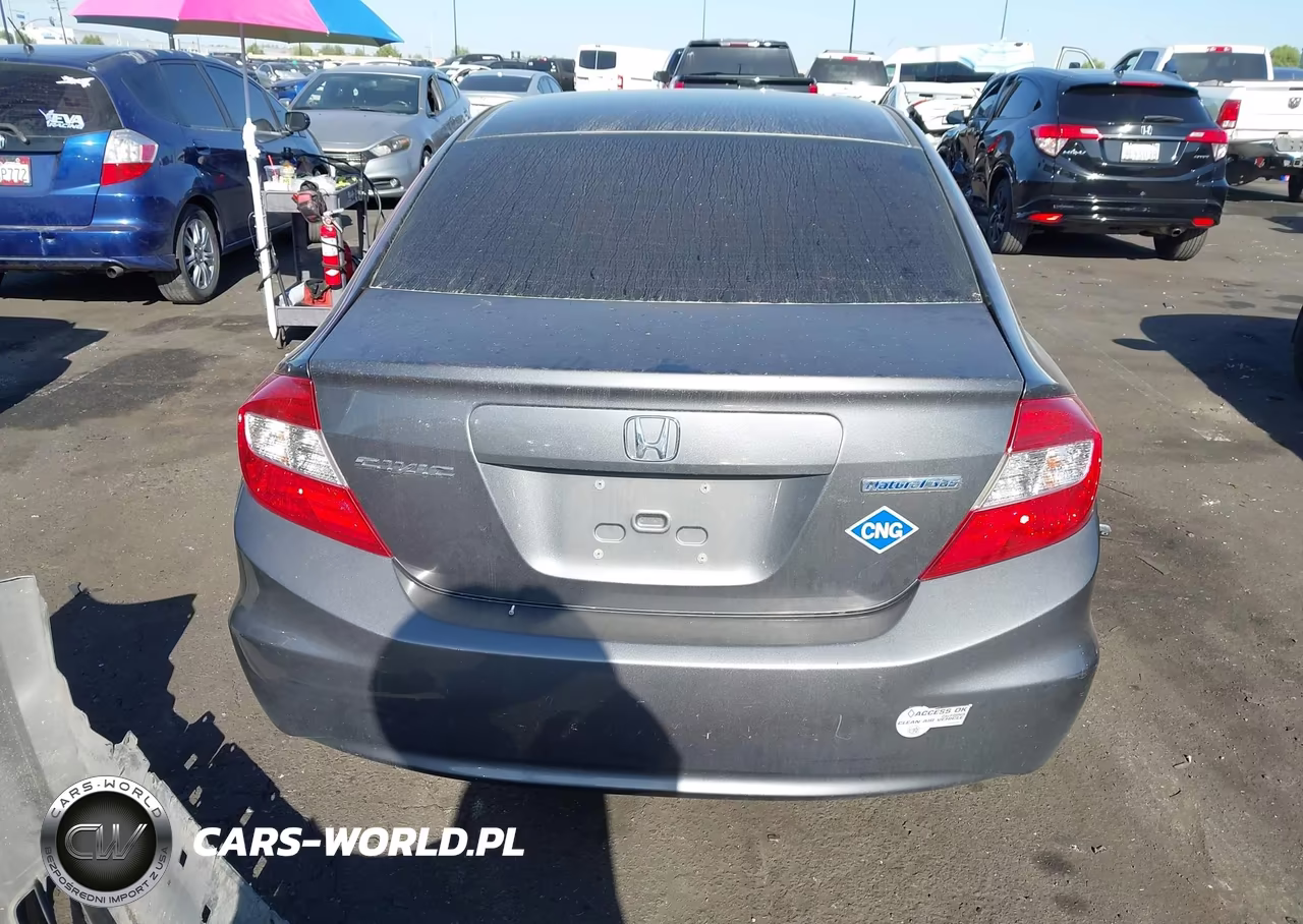 2012 Honda Civic Natural Gas VIN:19XFB5F56CE002836 - 17