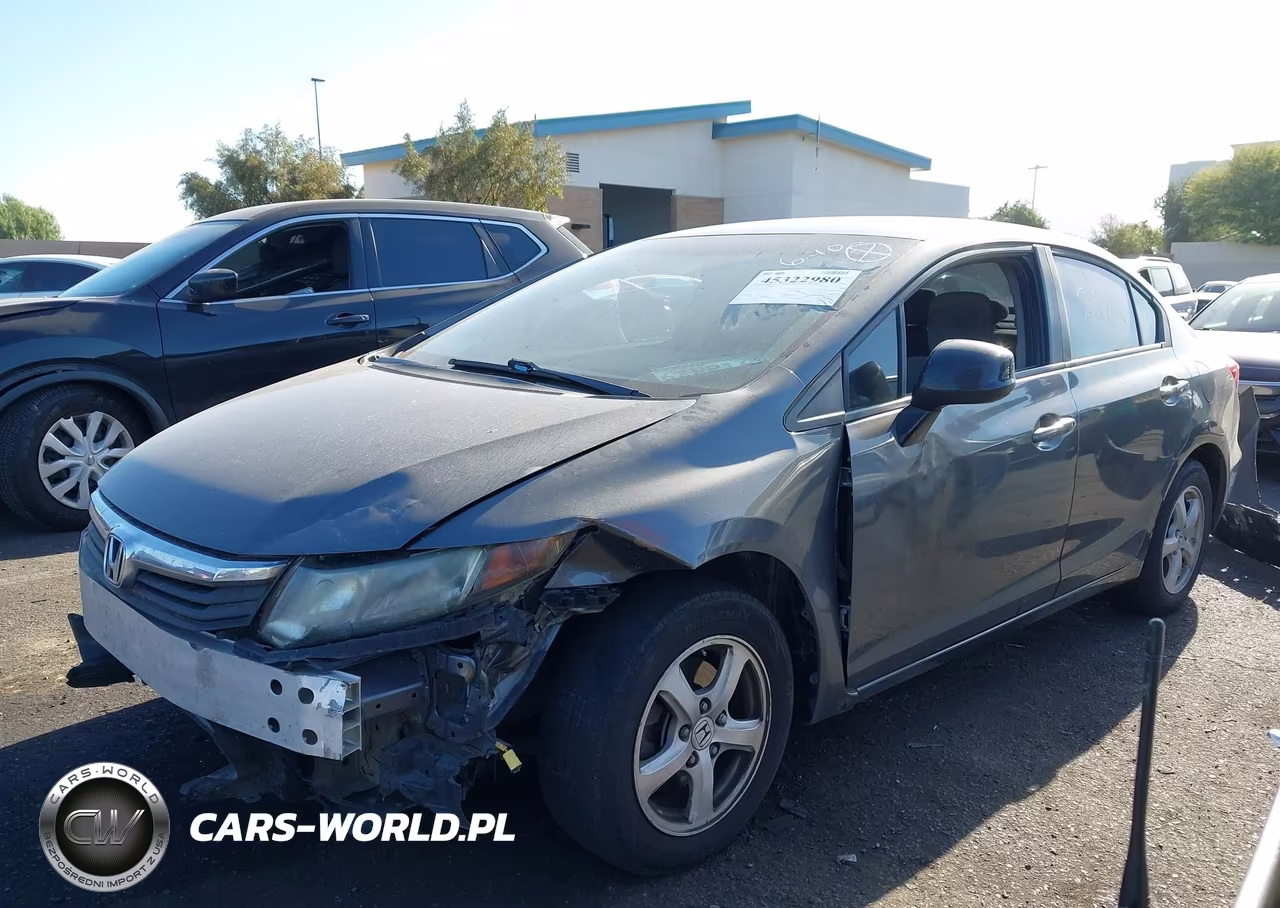 2012 Honda Civic Natural Gas VIN:19XFB5F56CE002836 - 6
