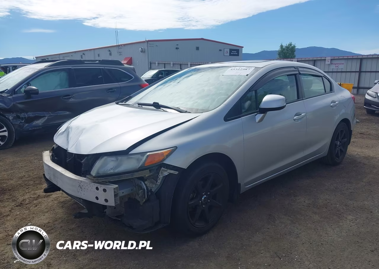 2012 Honda Civic Ex VIN:2HGFB2F82CH588045 - 2