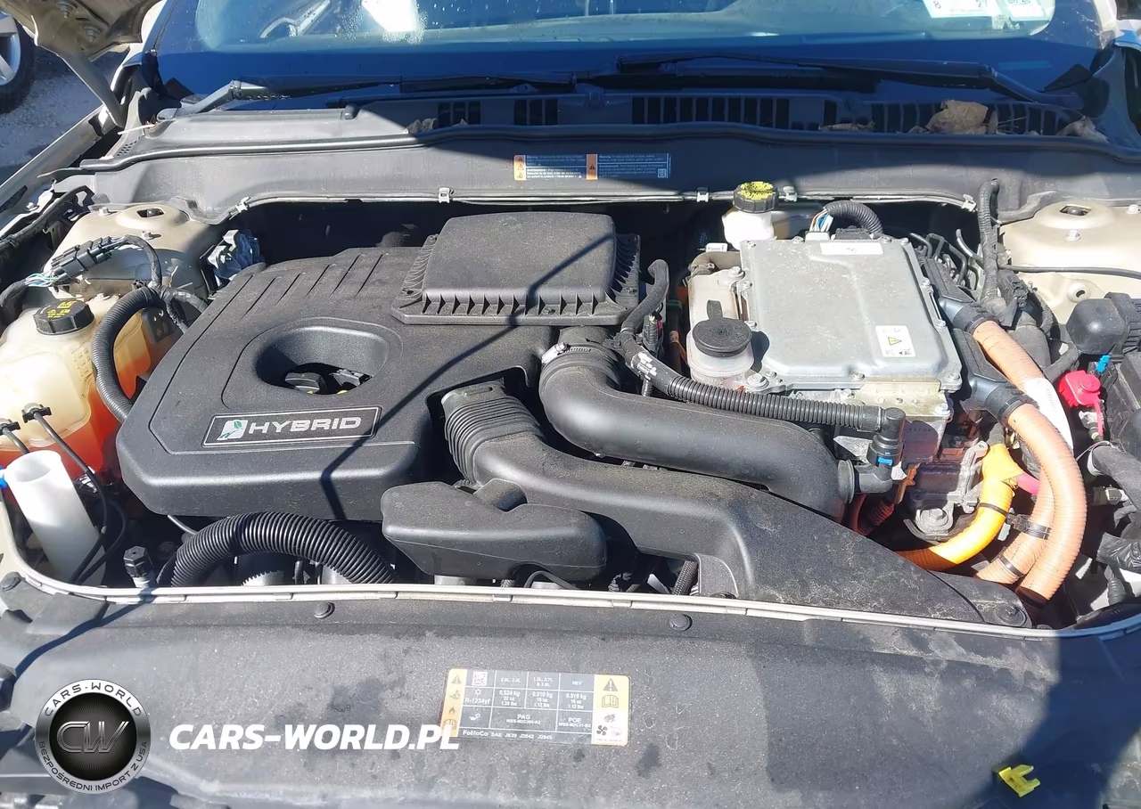 2019 Ford Fusion Hybrid Titanium VIN:3FA6P0RU0KR227726 - 10