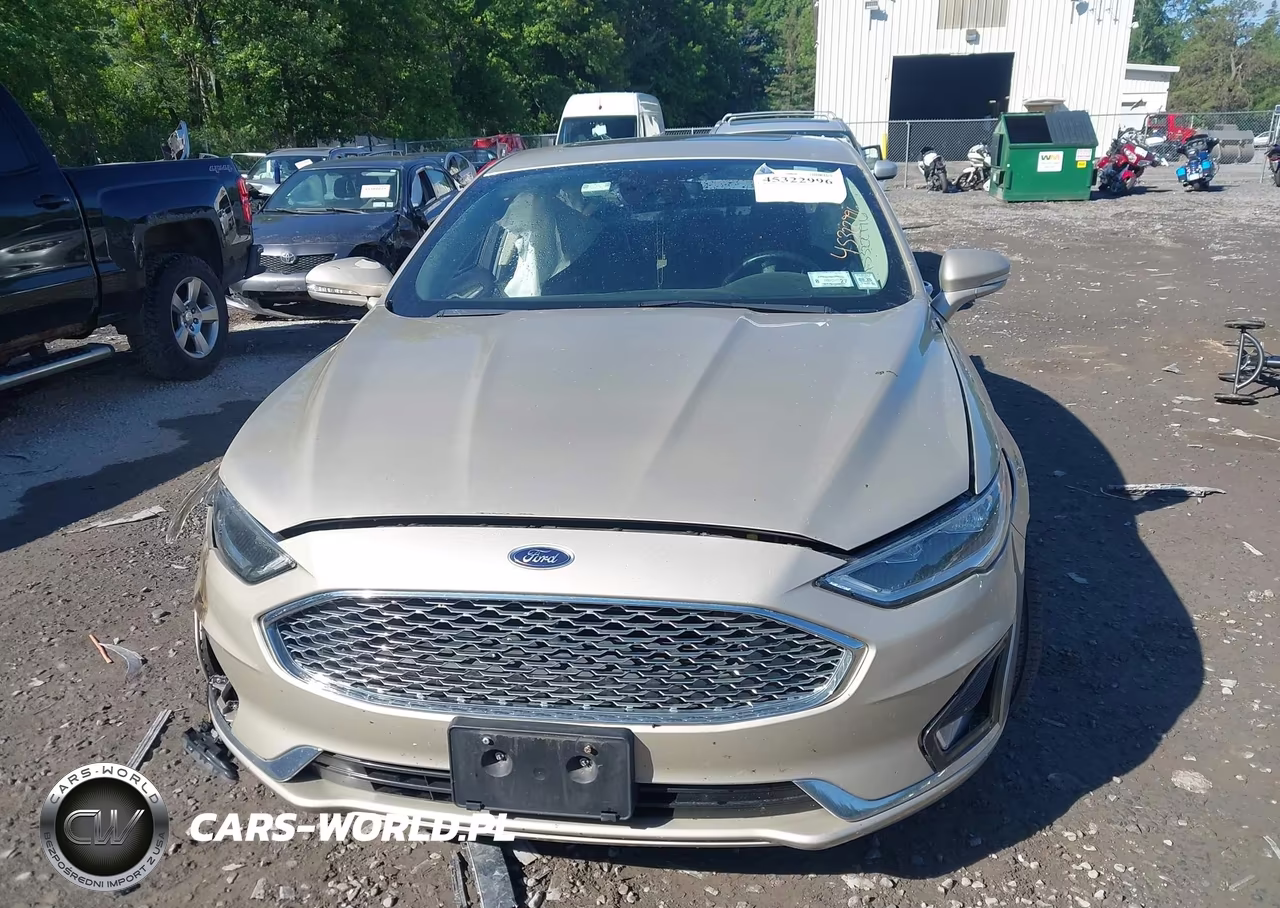 2019 Ford Fusion Hybrid Titanium VIN:3FA6P0RU0KR227726 - 12