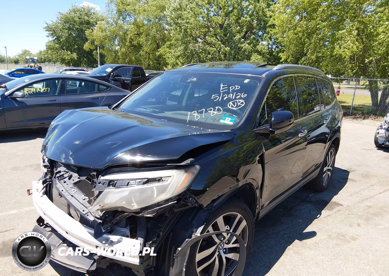 2016 Honda Pilot Touring VIN:5FNYF6H94GB018780 - 2