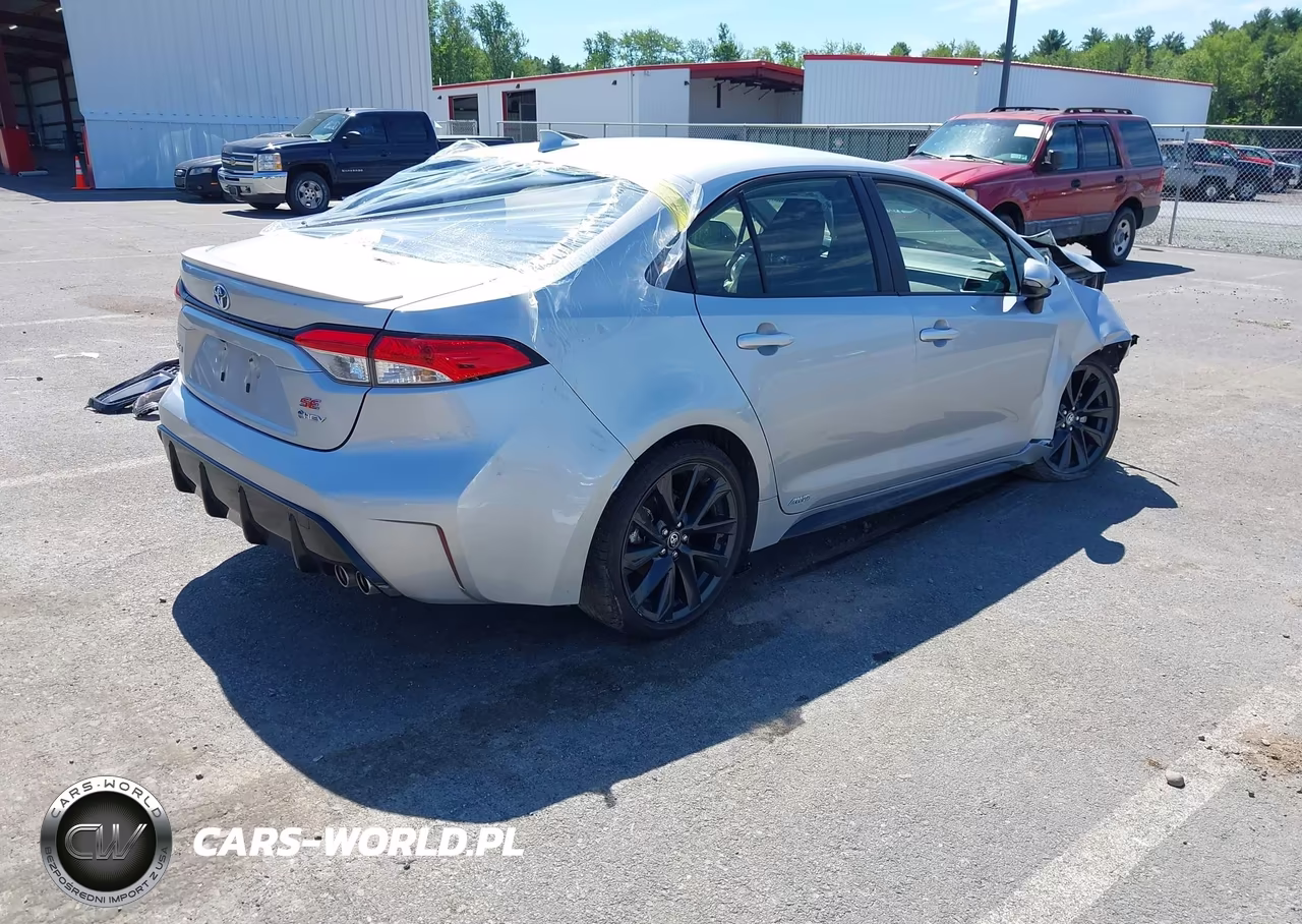 2025 Toyota Corolla Hybrid Se VIN:JTDBDMHE3S3020622 - 4