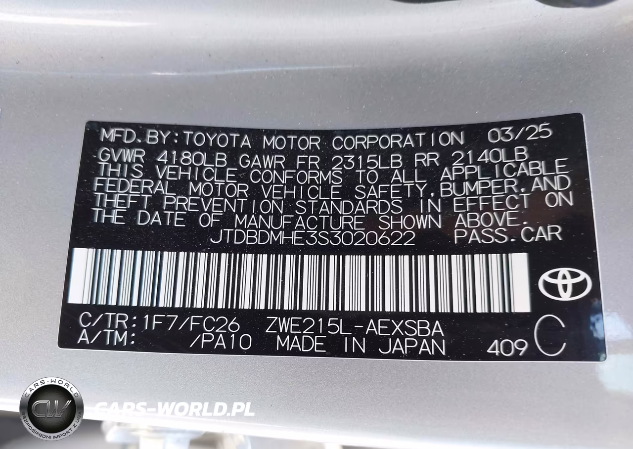 2025 Toyota Corolla Hybrid Se VIN:JTDBDMHE3S3020622 - 9