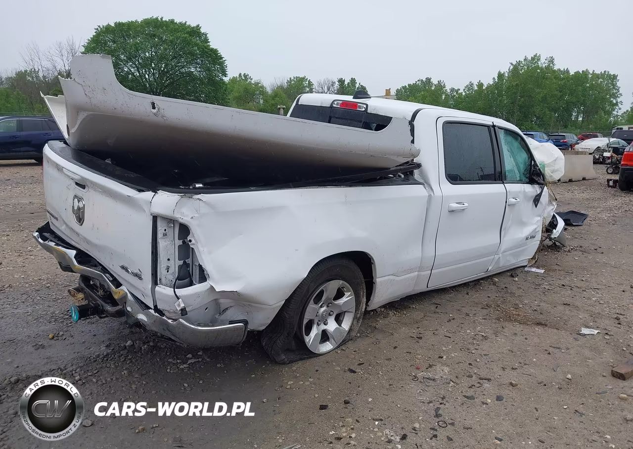 2021 Ram 1500 Big Horn 4X4 6'4 Box VIN:1C6SRFMT5MN799179 - 4