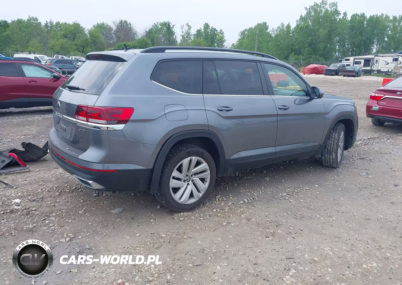2021 Volkswagen Atlas 3.6L V6 Se W-Technology VIN:1V2HR2CA2MC596496 - 4