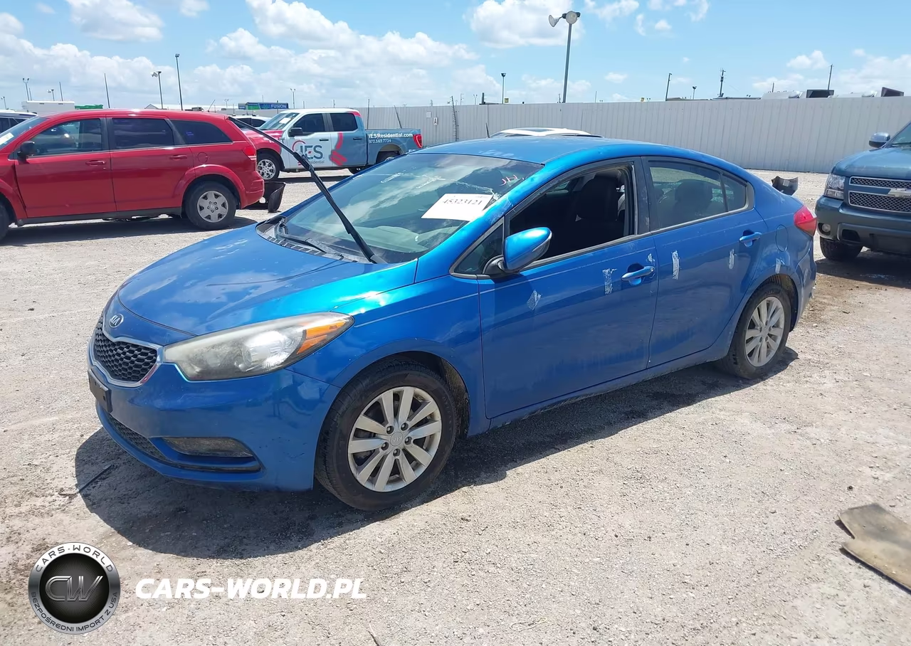2014 Kia Forte Lx VIN:KNAFX4A60E5219855 - 2