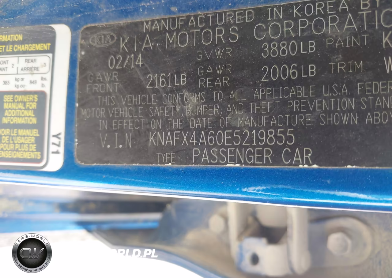 2014 Kia Forte Lx VIN:KNAFX4A60E5219855 - 9