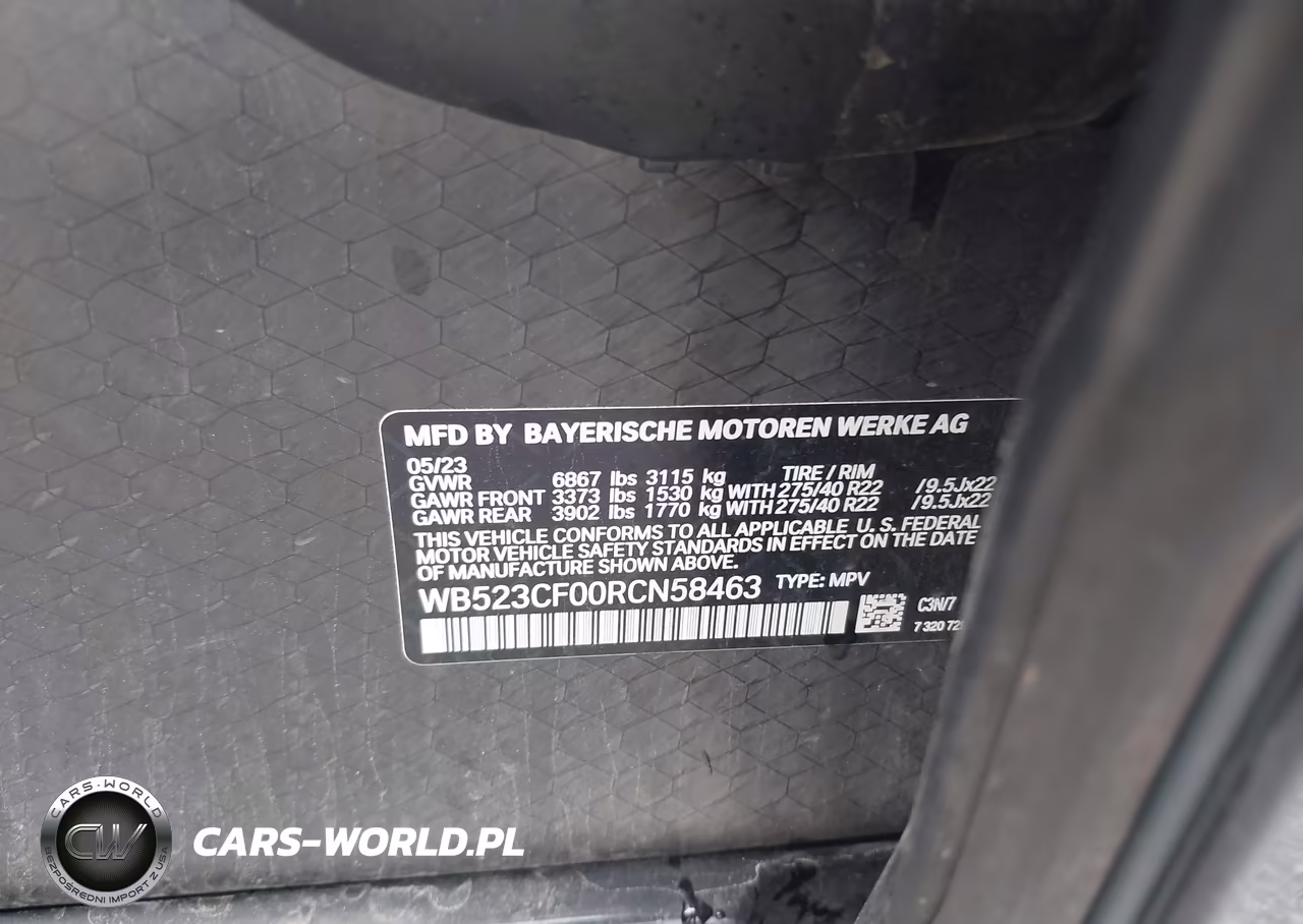 2024 BMW Ix xDrive50 VIN:WB523CF00RCN58463 - 9