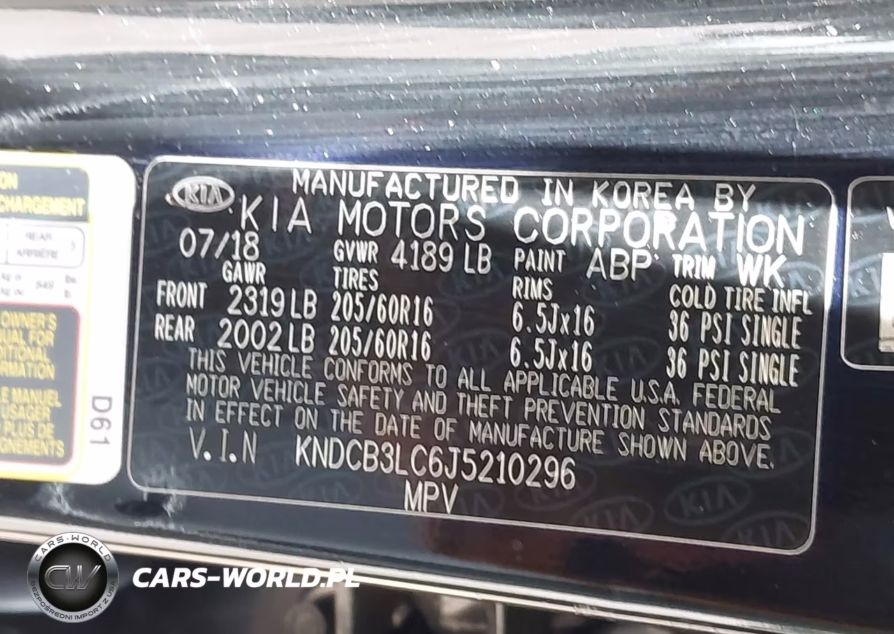 2018 Kia Niro Lx VIN:KNDCB3LC6J5210296 - 9
