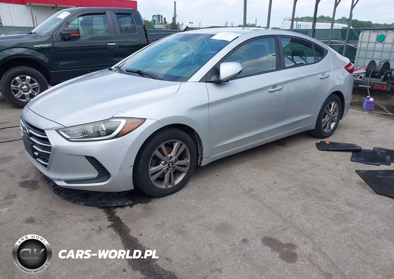 2017 Hyundai Elantra Se VIN:KMHD84LF1HU164584 - 2