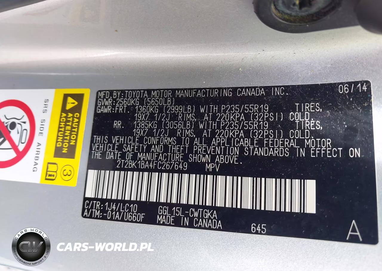 2015 Lexus Rx 350 VIN:2T2BK1BA4FC267649 - 9