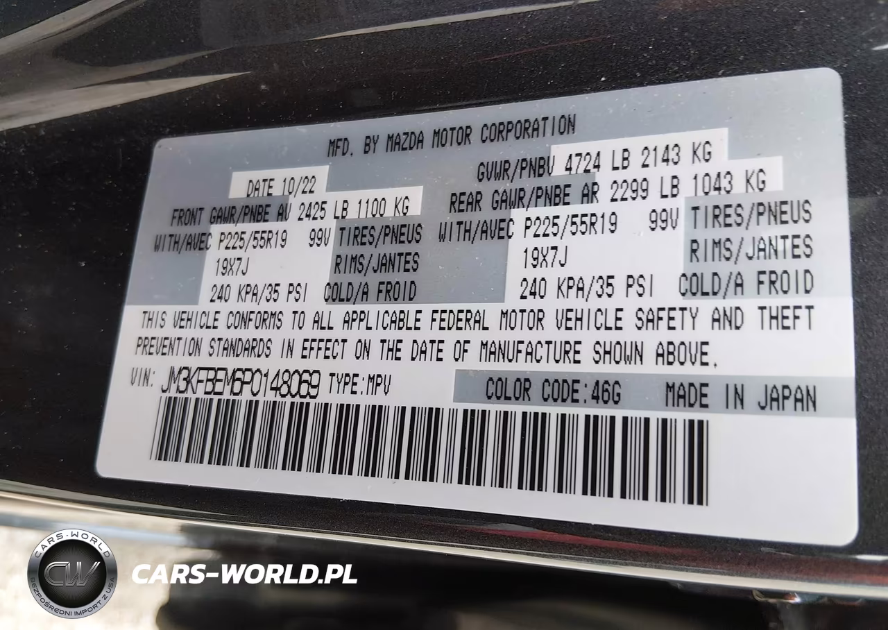 2023 Mazda Cx-5 2.5 S Premium Plus VIN:JM3KFBEM6P0148069 - 9