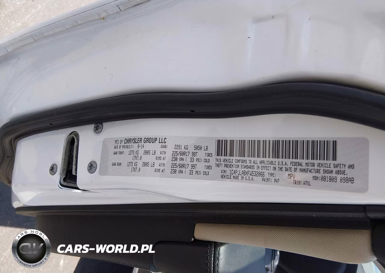 2015 Jeep Cherokee Sport VIN:1C4PJLABXFW532066 - 9