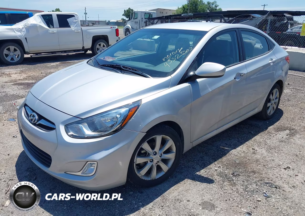 2013 Hyundai Accent Gls VIN:KMHCU4AE0DU298109 - 2