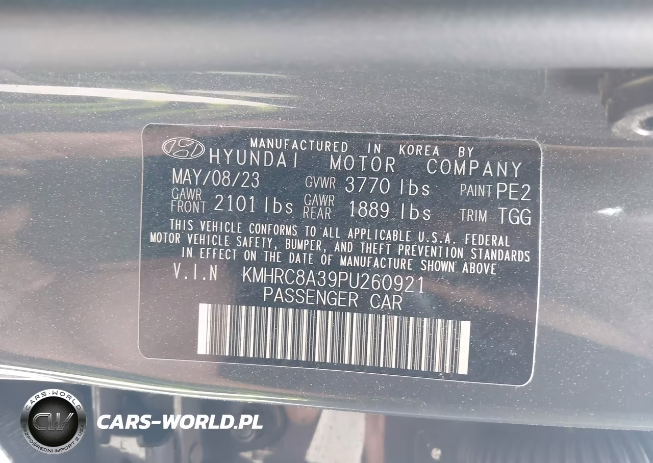 2023 Hyundai Venue Sel VIN:KMHRC8A39PU260921 - 9