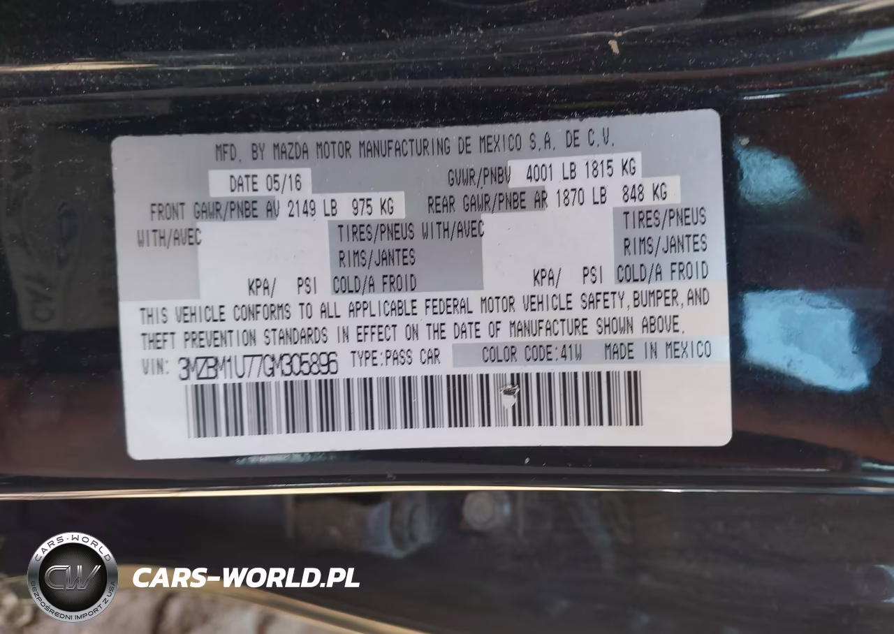 2016 Mazda Mazda3 I Sport VIN:3MZBM1U77GM305896 - 9