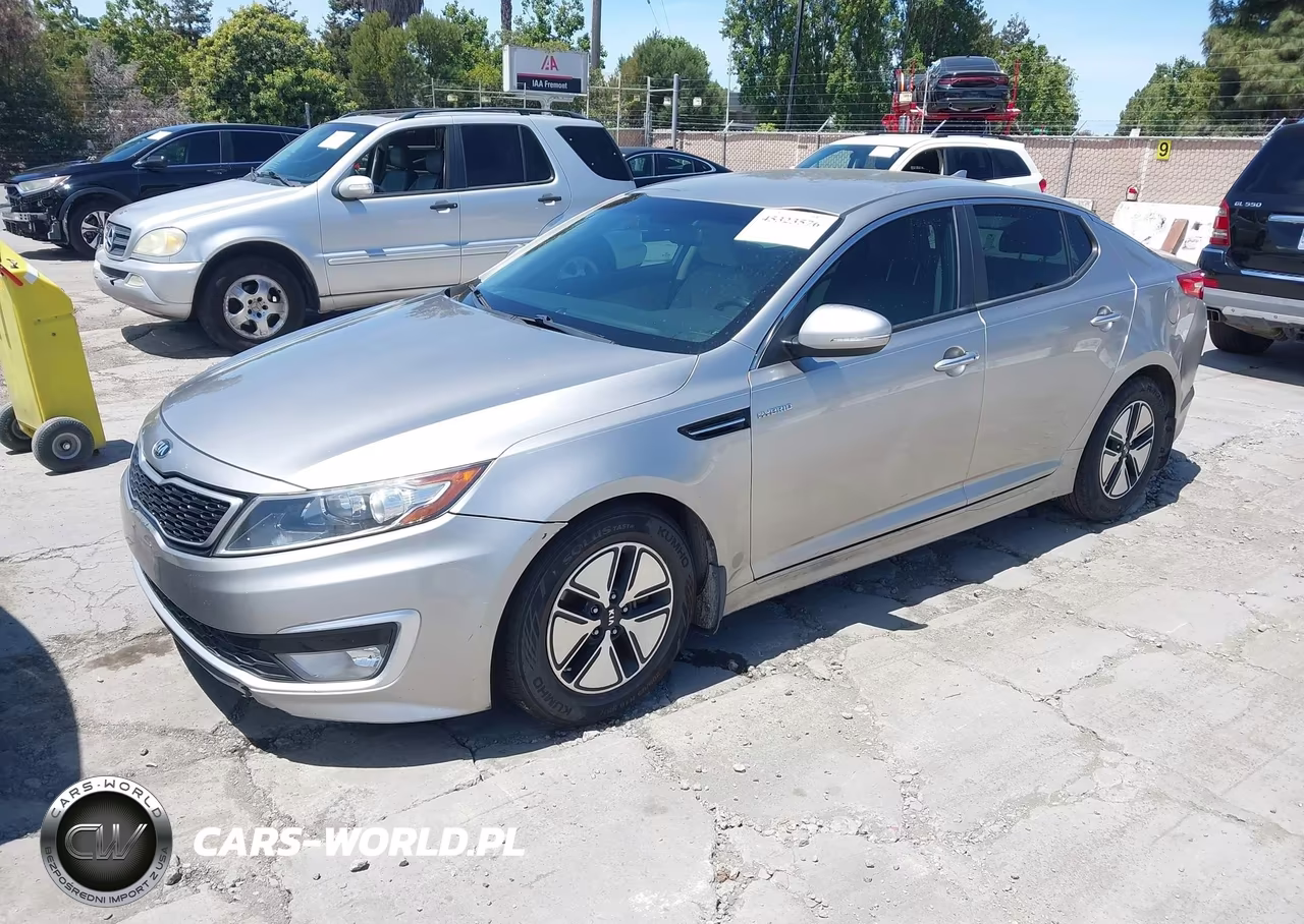 2013 Kia Optima Hybrid Lx VIN:KNAGM4AD9D5061607 - 2