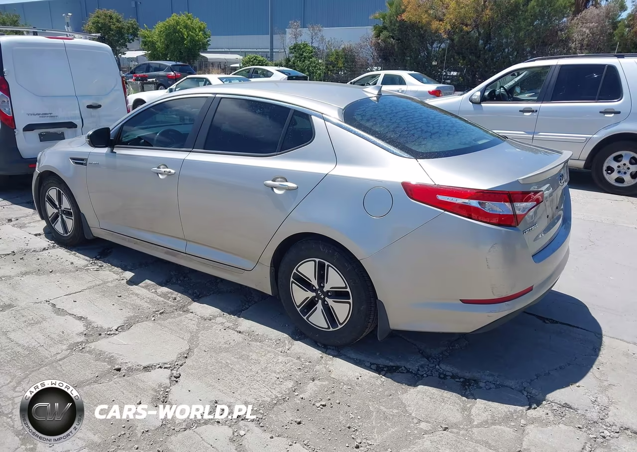 2013 Kia Optima Hybrid Lx VIN:KNAGM4AD9D5061607 - 3