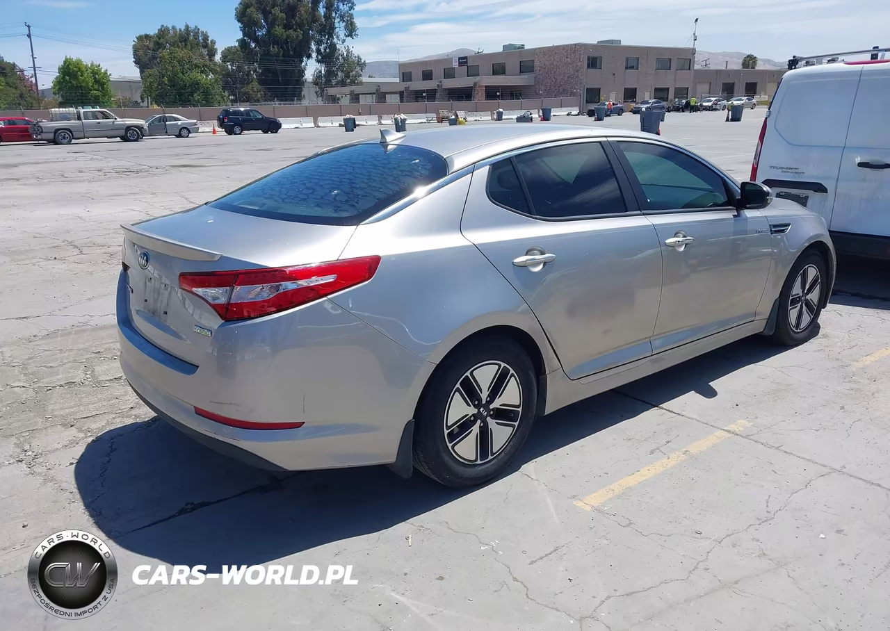 2013 Kia Optima Hybrid Lx VIN:KNAGM4AD9D5061607 - 4