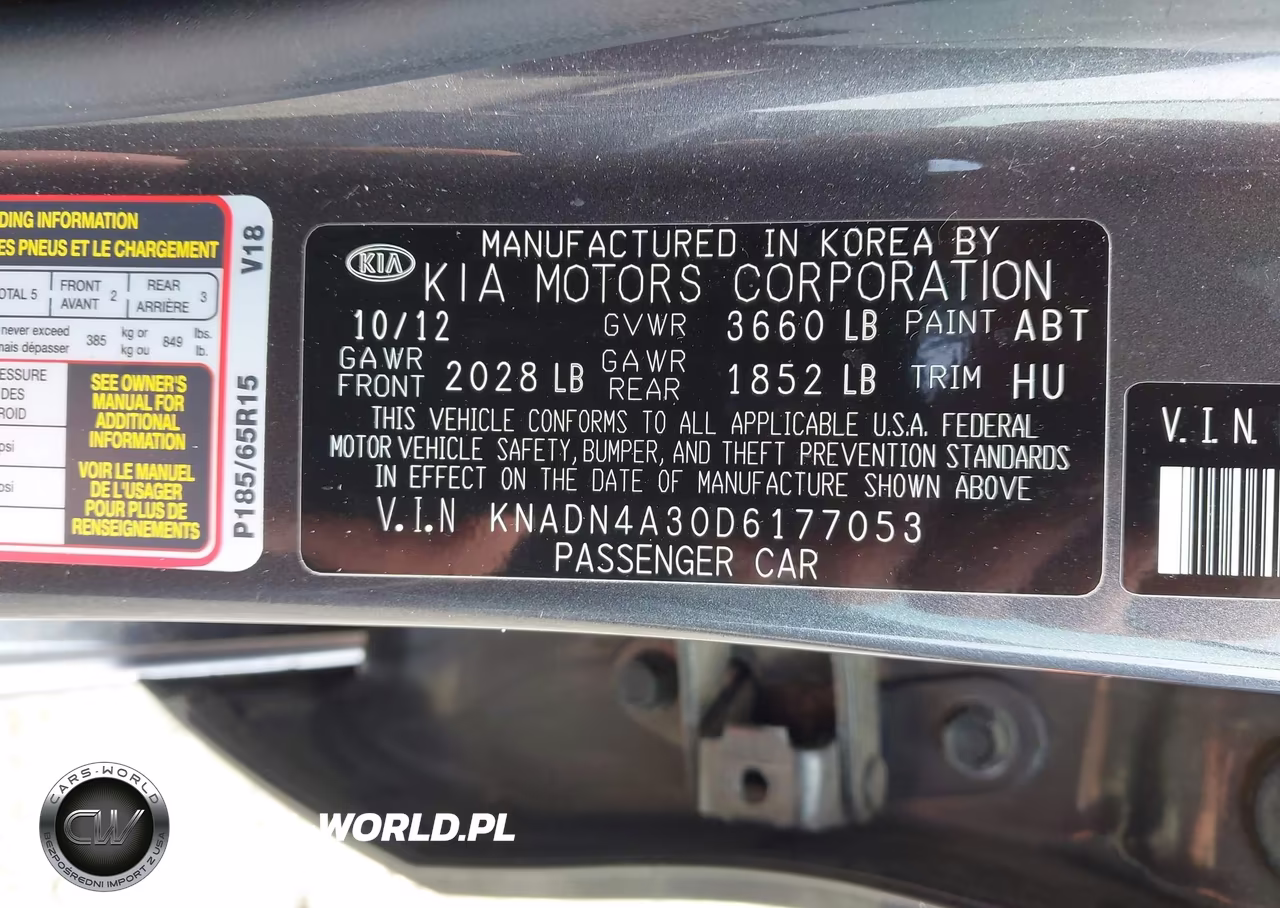 2013 Kia Rio Ex VIN:KNADN4A30D6177053 - 9