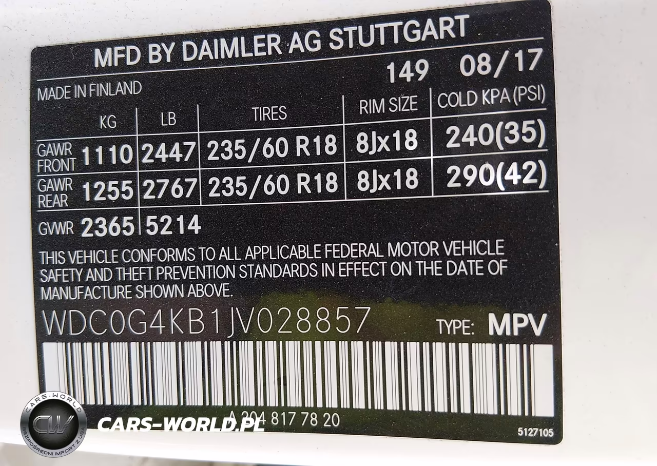 2018 Mercedes-Benz Glc 300 4Matic VIN:WDC0G4KB1JV028857 - 9